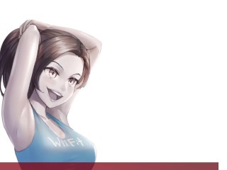 Wii Fit Trainer Hentai JOI BDSM (Femdom/Humiliation Work out Feet/armpit Degradation)