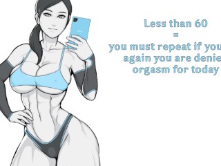 Wii Fit Trainer Hentai JOI BDSM (Femdom/Humiliation Work out Feet/armpit Degradation)