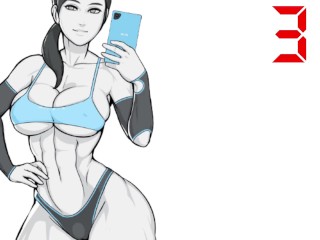 Wii Fit Trainer Hentai JOI BDSM (Femdom/Humiliation Work out Feet/armpit Degradation)