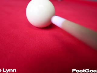 Tokyo Lynn gets fucked on the Pool Table by FeetGoat -- Full Scene on feetgoatDOTcom