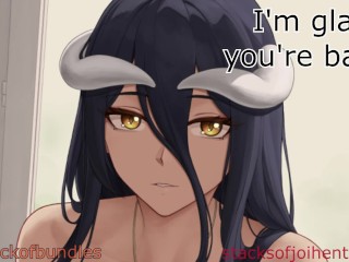 Albedo helps give you a prostate orgasm [Wholesome] \Futa hentai anal JOI/ [Commission]