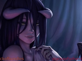 Albedo helps give you a prostate orgasm [Wholesome] \Futa hentai anal JOI/ [Commission]
