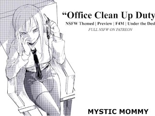 “Office Clean Up Duty” [Dom]Female X Listener NSFW Audio F4M