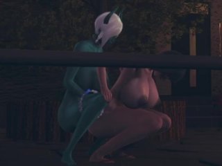 futa demon greenie fucks mavis