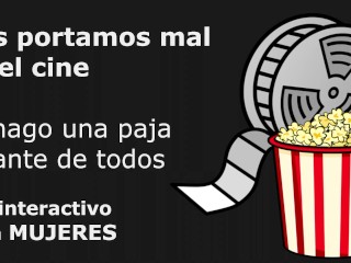 Novio te invita al cine - Audio JOI interactivo para MUJERES. Voz de HOMBRE. Audio español - ESPAÑA