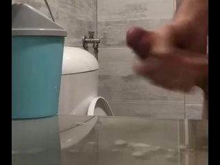 Bathroom masturbation relax. Relax on the sofa. Lot of cum bigload big cum bigdick