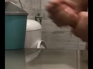 Bathroom masturbation relax. Relax on the sofa. Lot of cum bigload big cum bigdick