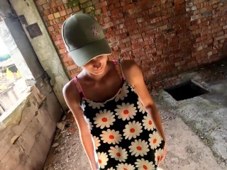 Fucked her on a deserted place, she was scared