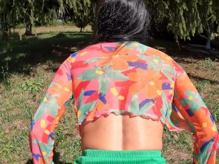 He fuck me and cumshot me on bench right next to public train station and car road -so risky !