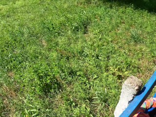 He fuck me and cumshot me on bench right next to public train station and car road -so risky !