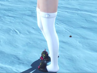 Dead or Alive Xtreme Venus Vacation Misaki Soft 'n Fluffy Parka Nude Mod Fanservice Appreciation