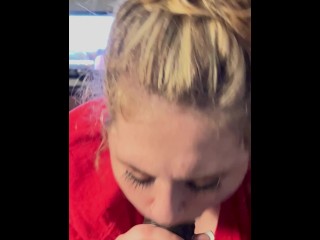 My phat ass step sister sucks my dick for my silence of her crashing my car