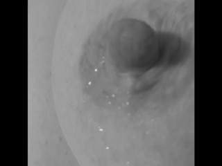 Redhead Milf tits start leaking milk | Cum get Sprayed 