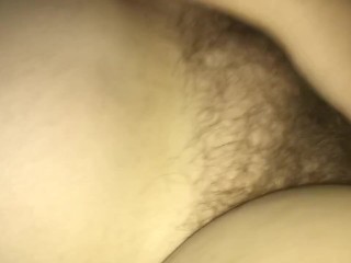 Perky perfect tits milf penetrated deep in her hairy pussy! Creampie! Ball play real orgasms