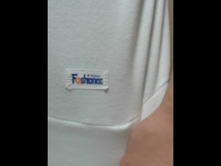 A girl wearing cute bloomers was wearing a life saver swimsuit