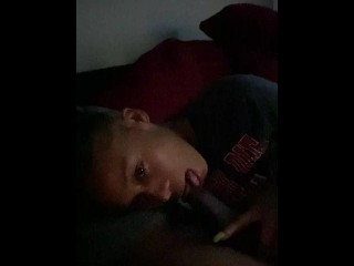 Sexy Ebony Redbone Rides After she sucks