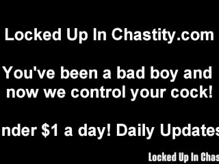 Chastity Femdom Fetish And Cock Bondage Teasing Porn