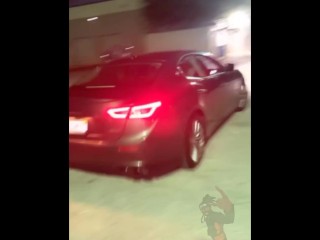 Jay3o5 fucks pretty ts Lani3o5 in a Maserati 