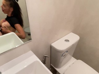 Fucked a Horny Stepmom in the Gym Toilet