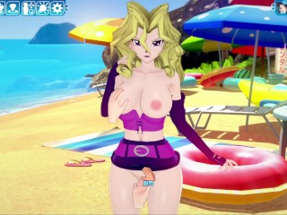 【エロゲーコイカツ！】遊戯王 孔雀舞3DCG巨乳アニメ動画[Hentai Game Koikatsu!sunshine YuGiOh! Mai Valentine]