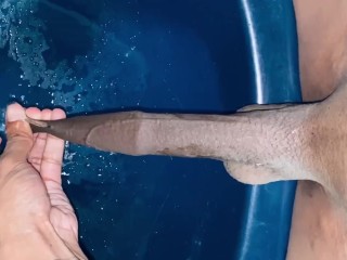 Foreskin stretched pissing to the skin foreskin play foreskin fetish