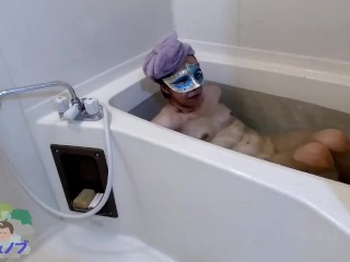 【FC2配信】素人美人OLが自宅のお風呂からライブ配信