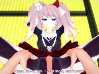 Hentai POV Feet Mukuro Ikusaba Dressed as Junko Enoshima Danganronpa