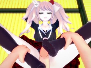 Hentai POV Feet Mukuro Ikusaba Dressed as Junko Enoshima Danganronpa