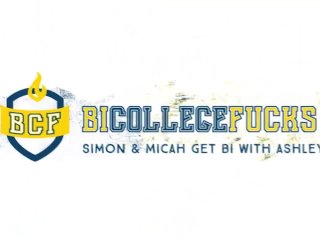 Bi College Fucks - Simon and Ashley break Micah in to bi action