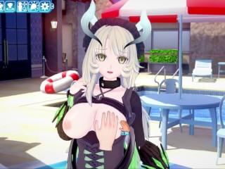 【エロゲーコイカツ！】遊戯王 ドラゴンメイド・チェイム3DCG巨乳アニメ動画[Hentai Game Koikatsu!sunshine YuGiOh! Chamber Dragonmaid]