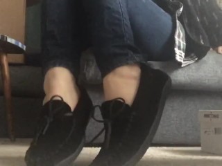 Huge Shoe Unboxing (moccasins) Part 1 Frieda Ann Foot Fetish