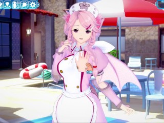 【エロゲーコイカツ！】遊戯王 ドラゴンメイド・ナサリー3DCG巨乳アニメ動画[Hentai Game Koikatsu!sunshine YuGiOh! Nurse Dragonmaid]