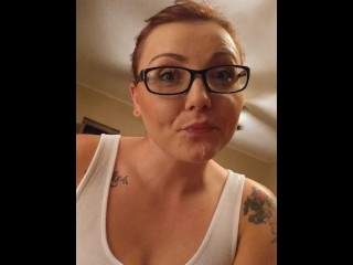 CoyWilder -  Nerd mom sucks cock and plays with cum 