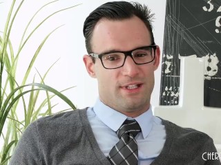 Hot Student Seduces Her Professor with Her Real Tits and Shaved Pussy in Order To Make The Grade