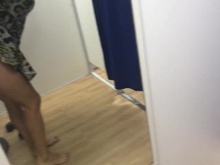 Quickie in the changing room, uncut - Real amateur