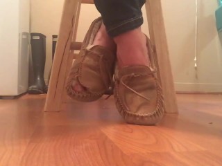 Moccasins Shoeplay Frieda Ann Foot Fetish