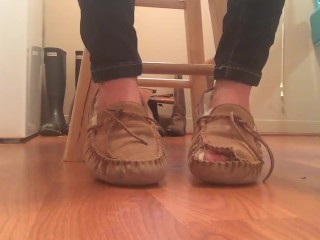 Moccasins Shoeplay Frieda Ann Foot Fetish