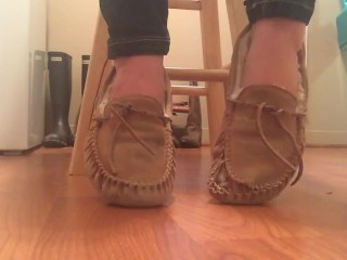 Moccasins Shoeplay Frieda Ann Foot Fetish