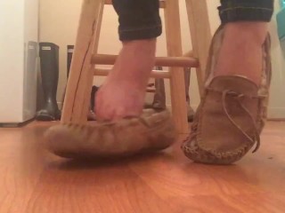 Moccasins Shoeplay Frieda Ann Foot Fetish