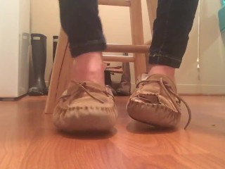 Moccasins Shoeplay Frieda Ann Foot Fetish