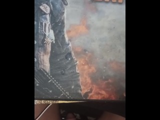 Massive cumshot on my stepsister desktop (im in trouble)