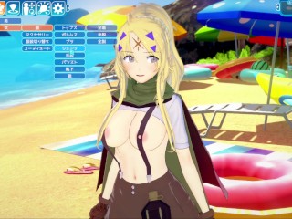 【エロゲーコイカツ！】遊戯王 白の聖女エクレシア3DCG巨乳アニメ動画[Hentai Game Koikatsu!sunshine YuGiOh! Ecclesia]