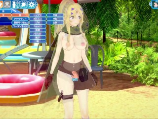 【エロゲーコイカツ！】遊戯王 白の聖女エクレシア3DCG巨乳アニメ動画[Hentai Game Koikatsu!sunshine YuGiOh! Ecclesia]