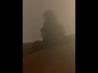 Playing with my dick in the shower