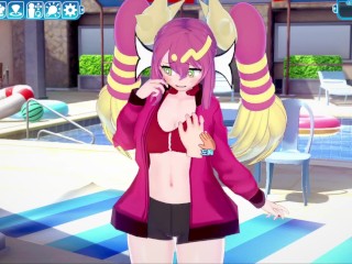 【エロゲーコイカツ！】遊戯王 Live☆Tw○nキスキル3DCG巨乳アニメ動画[Hentai Game Koikatsu!sunshine YuGiOh! Live☆Tw○n Ki-sikil]