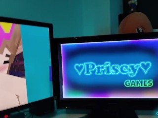 Descubrí que PRISCY está jugando ¿MINECRAFT?... -Priscy Games