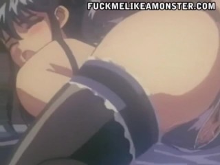 Hentai lesbians scissor fuck in passionate scene