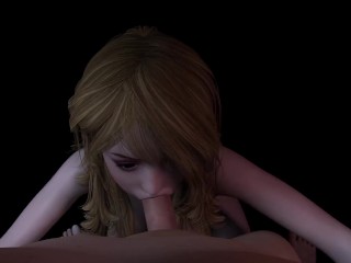 Hot Girl Give you a Blowjob in the Dark POV | 3D Porn