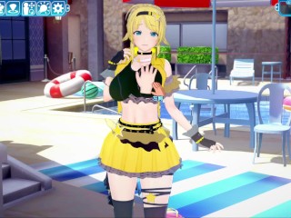 【エロゲーコイカツ！】アイドルマスター 八宮めぐる3DCG巨乳アニメ動画[Hentai Game Koikatsu!sunshine Idol Master Meguru Hachimiya]