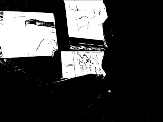 Homage to Natalia Starr - Ink Animation Triple Screen